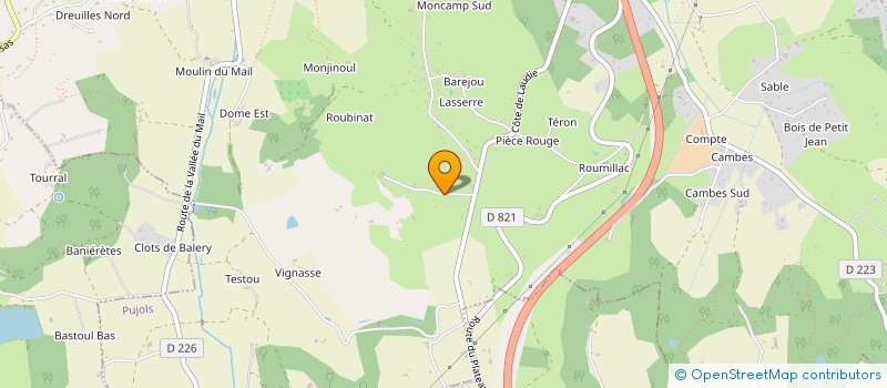 localisation de l'entreprise MADAME GILBERTE JEAN  PUJOLS