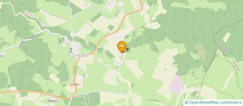 localisation de l'entreprise MADAME GILBERTE LAPORTE  GRAMAT