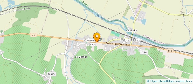 localisation de l'entreprise MADAME GILBERTE LEBLOND  MAREUIL-LE-PORT