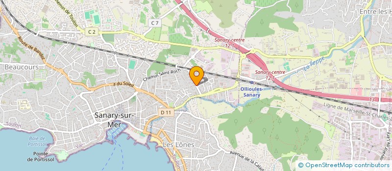 localisation de l'entreprise MADAME GILBERTE LEQUEUX à SANARY-SUR-MER