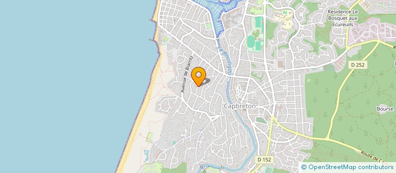 localisation de l'entreprise MADAME GILBERTE LESTE à CAPBRETON
