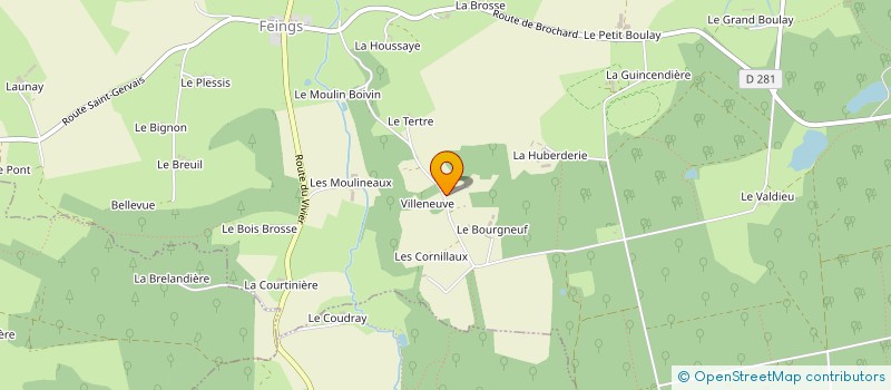localisation de l'entreprise MADAME GILBERTE LHOMME à VILLIERS-SOUS-MORTAGNE