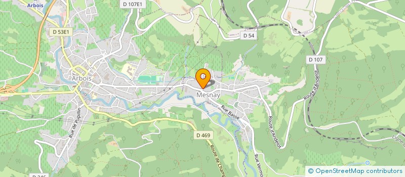 localisation de l'entreprise MADAME GILBERTE LORNET  MESNAY