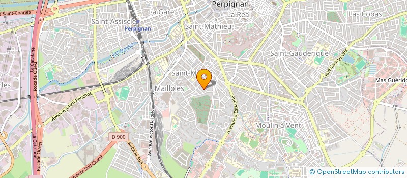 localisation de l'entreprise MADAME GILBERTE MARCHAL  PERPIGNAN