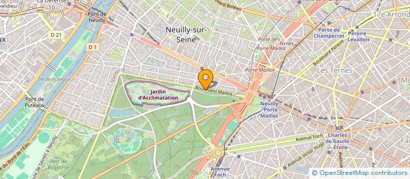 localisation de l'entreprise MADAME GILBERTE MORALY à NEUILLY-SUR-SEINE