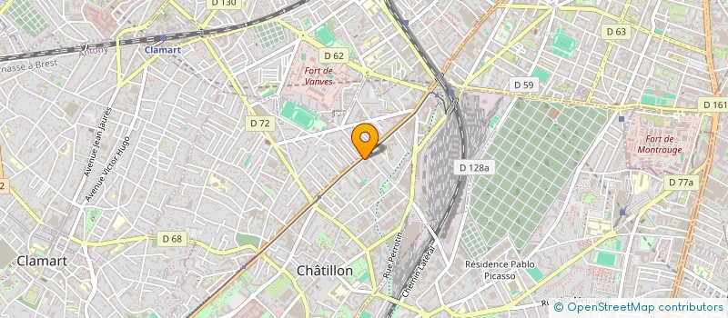 localisation de l'entreprise MADAME GILBERTE NAVARRO à CHATILLON