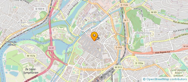 localisation de l'entreprise MADAME GILBERTE RICHARD  METZ