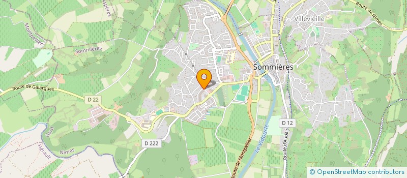 localisation de l'entreprise MADAME GILBERTE ROUAULT  SOMMIERES