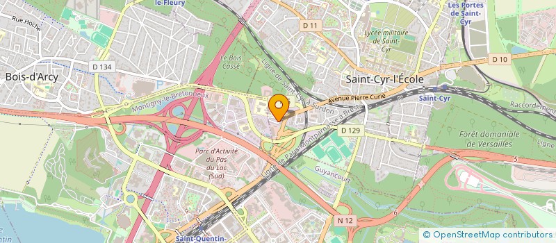 localisation de l'entreprise MADAME GILBERTE SAUVAGE  SAINT-CYR-L'ECOLE