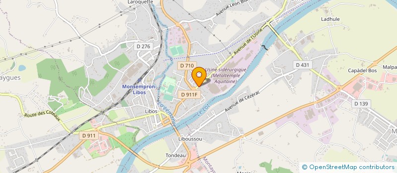 localisation de l'entreprise MADAME GILBERTE SOULIE à FUMEL