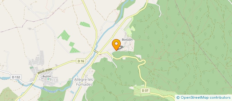 localisation de l'entreprise MADAME GILBERTE TAULELLE  ALLEGRE-LES-FUMADES