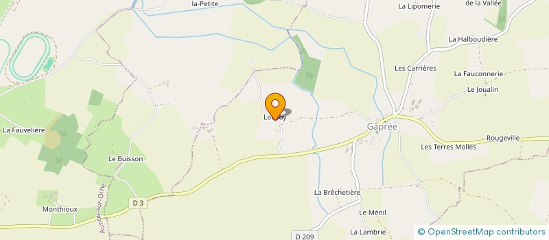 localisation de l'entreprise MADAME GILBERTE TESSIER à GAPREE