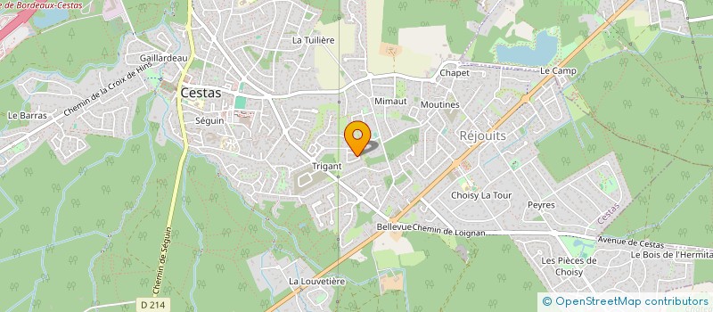 localisation de l'entreprise MADAME GILBERTE VILLA  CESTAS