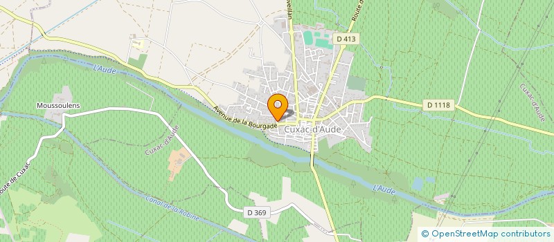 localisation de l'entreprise MADAME GILBERTE VILLANOU  CUXAC-D'AUDE