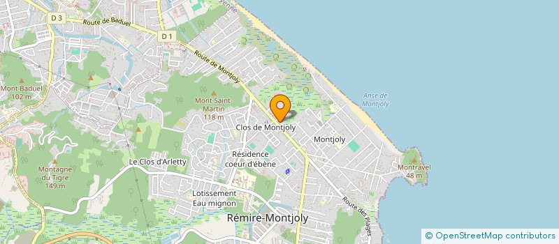 localisation de l'entreprise MADAME GILCILEIDE DE SOUSA ABREU à REMIRE-MONTJOLY