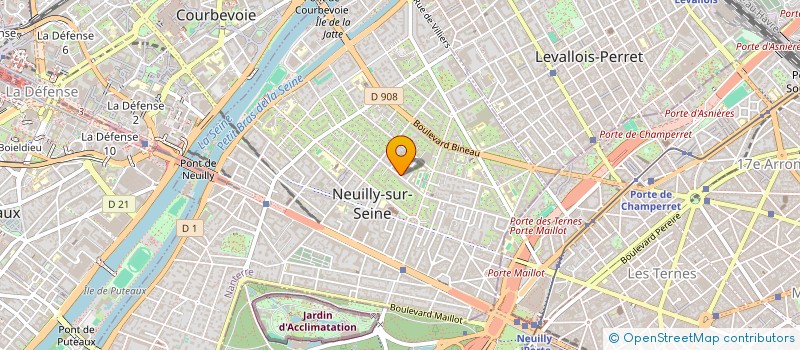 localisation de l'entreprise MADAME GILDA ABERGEL à NEUILLY-SUR-SEINE