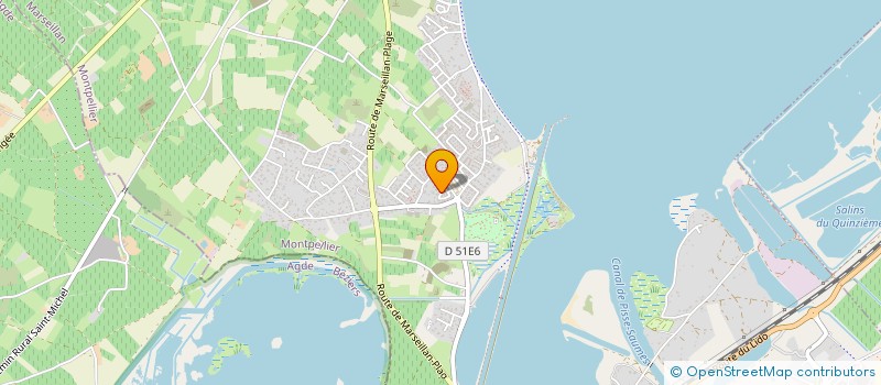 localisation de l'entreprise MADAME GILDA BOGGIANO à MARSEILLAN