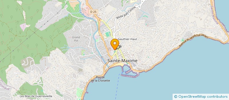 localisation de l'entreprise MADAME GILDA GARCIA à SAINTE-MAXIME