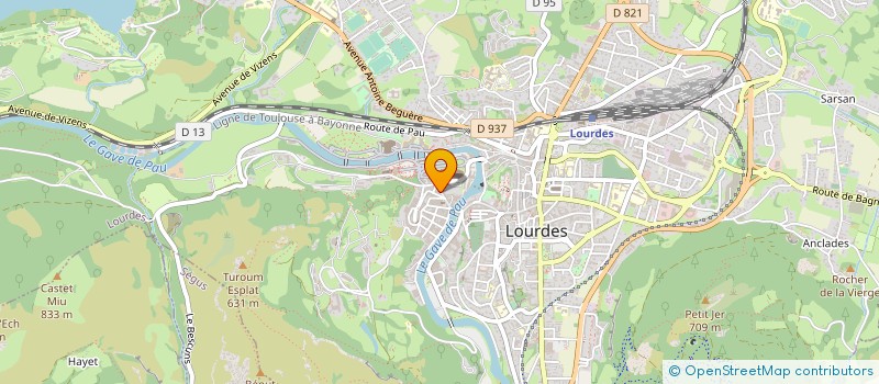 localisation de l'entreprise MADAME GILDA PUSCEDDU à LOURDES