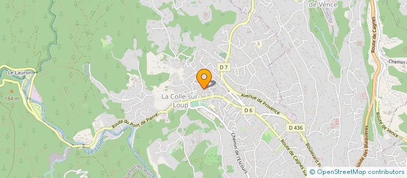localisation de l'entreprise MADAME GILDA RABITZ à LA COLLE-SUR-LOUP