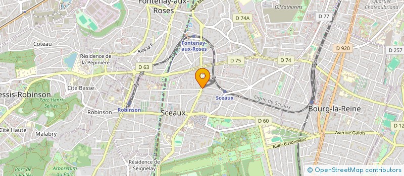 localisation de l'entreprise MADAME GILDA ROMEO  SCEAUX