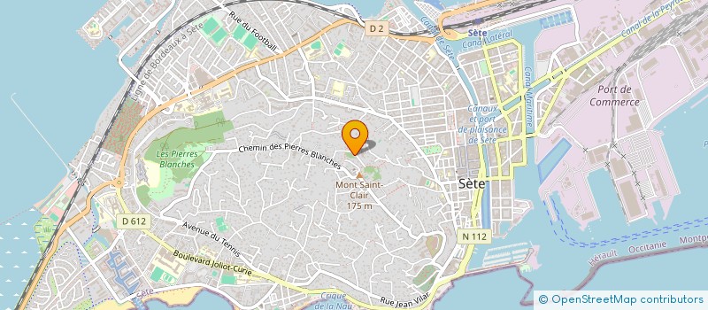 localisation de l'entreprise MADAME GILETTE APARICI à SETE
