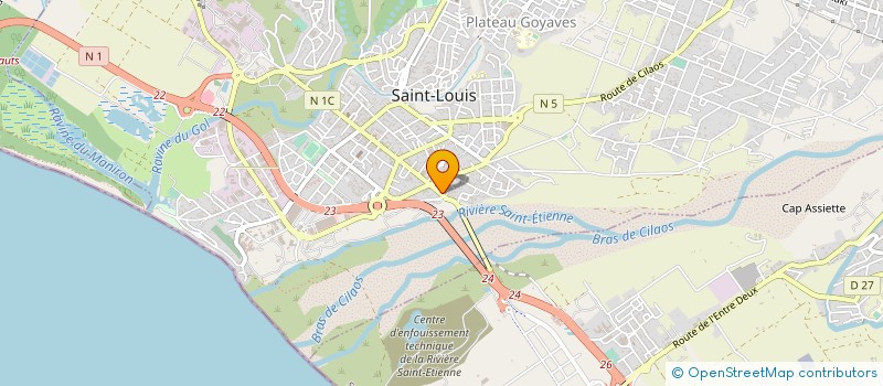 localisation de l'entreprise MADAME GILETTE DENNEMONT à SAINT-LOUIS