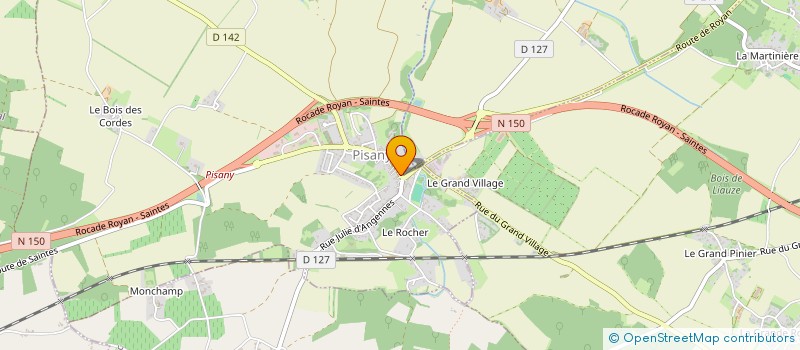 localisation de l'entreprise MADAME GILETTE LUCAS  PISANY