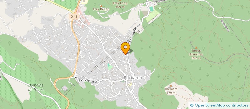 localisation de l'entreprise MADAME GILIA GORLIER  ROCBARON