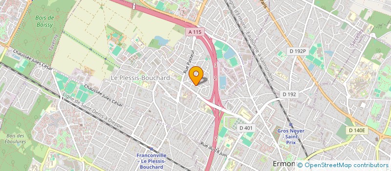 localisation de l'entreprise MADAME GILIA OPPORTUN  LE PLESSIS-BOUCHARD