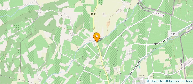 localisation de l'entreprise MADAME GILLETTE AUBERT à VALREAS