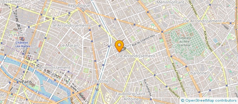 localisation de l'entreprise MADAME GILLETTE COHEN à PARIS