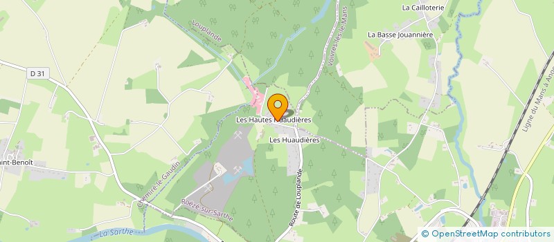 localisation de l'entreprise MADAME GILLIAN ADAMS  ROEZE-SUR-SARTHE