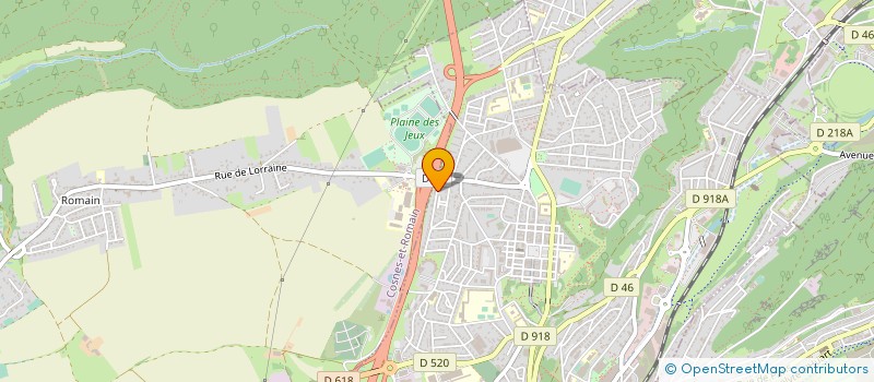 localisation de l'entreprise MADAME GILLIAN AMADEI à LONGWY
