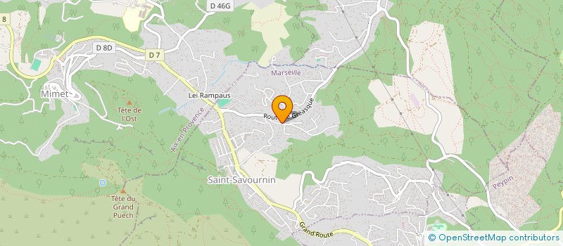 localisation de l'entreprise MADAME GILLIAN BAKER  SAINT-SAVOURNIN