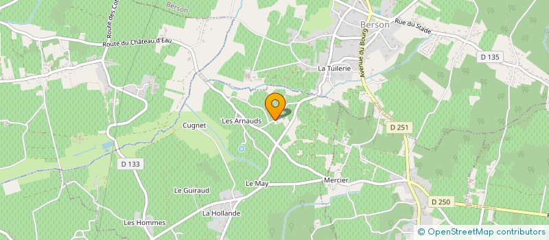 localisation de l'entreprise MADAME GILLIAN BLAYNEY  SAINT-CIERS-DE-CANESSE