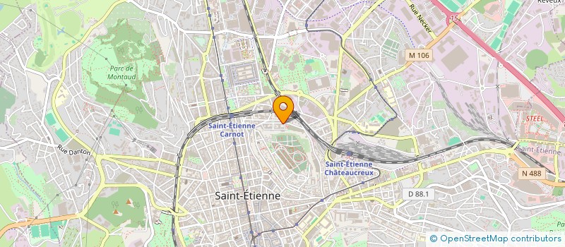 localisation de l'entreprise MADAME GILLIAN FERREIRA à SAINT-ETIENNE