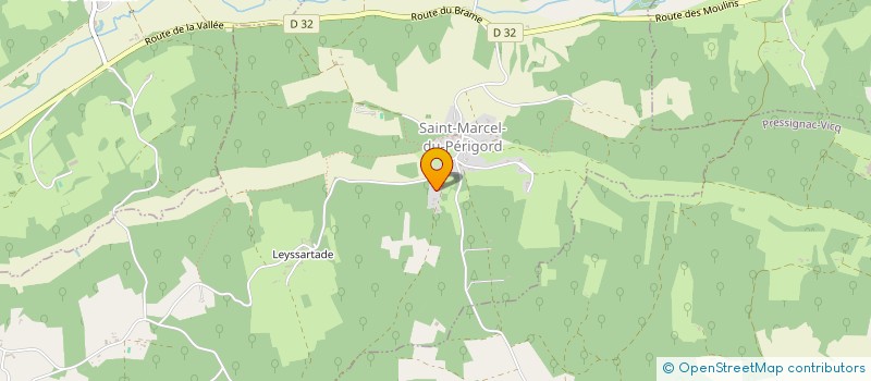 localisation de l'entreprise MADAME GILLIAN POWER  SAINT-MARCEL-DU-PERIGORD