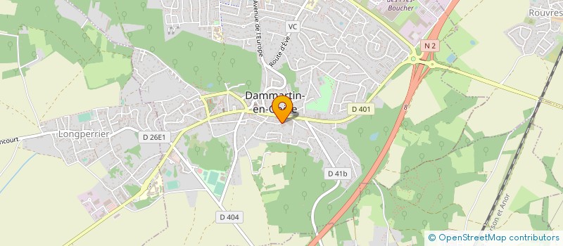 localisation de l'entreprise MADAME GILLIAN SAUNDERS  DAMMARTIN-EN-GOELE