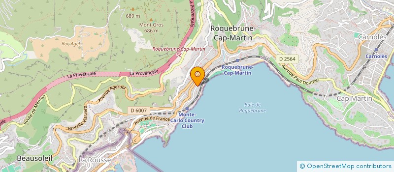 localisation de l'entreprise MADAME GILLIAN SEEDS à ROQUEBRUNE-CAP-MARTIN