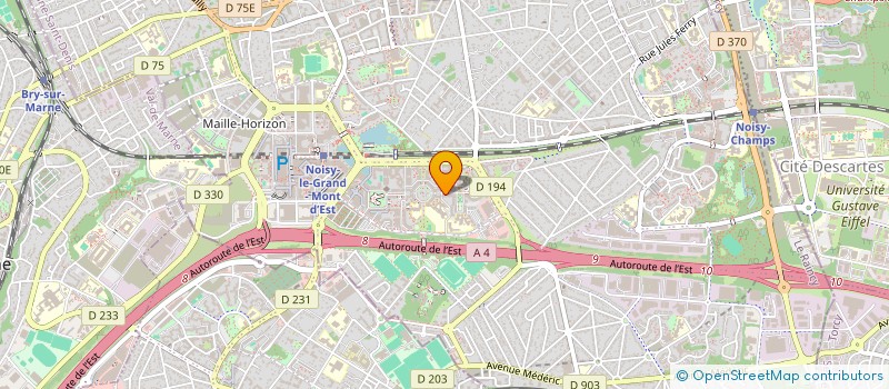 localisation de l'entreprise MADAME GILLIANE DANIEL  NOISY-LE-GRAND