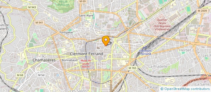 localisation de l'entreprise MADAME GILLIANE PEYRET-FAVIER  ROMAGNAT