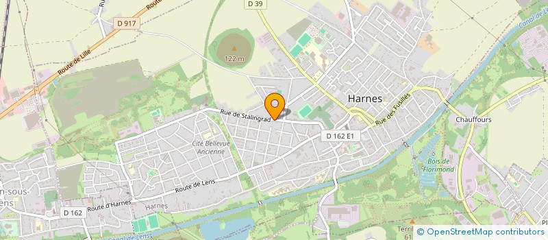 localisation de l'entreprise MADAME GILLIANE SZCZEPANIAK  HARNES