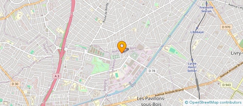 localisation de l'entreprise MADAME GILMARA DE ARAUJO DOS SANTOS  LES PAVILLONS-SOUS-BOIS