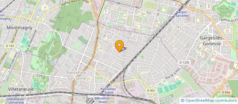 localisation de l'entreprise MADAME GINA ALEXANDRINE  SAINT-DENIS