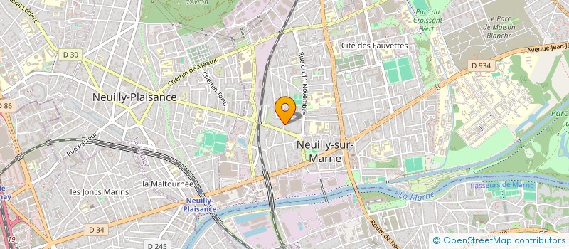 localisation de l'entreprise MADAME GINA BACAME à NEUILLY-SUR-MARNE