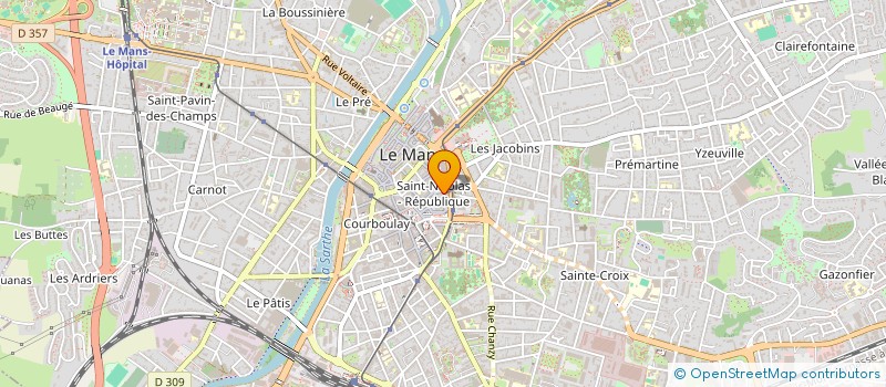 localisation de l'entreprise MADAME GINA CANIVET  LE MANS