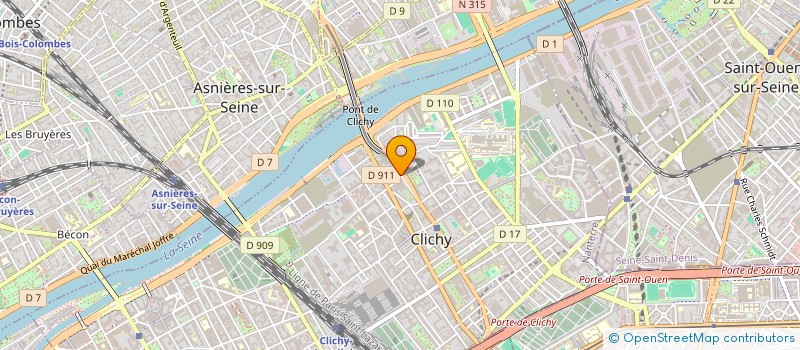 localisation de l'entreprise MADAME GINA CARDOSO ZANATTA à CLICHY