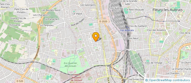 localisation de l'entreprise MADAME GINA CLAIRMOND à ORLEANS
