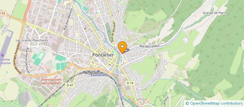 localisation de l'entreprise MADAME GINA COLOTTI à PONTARLIER